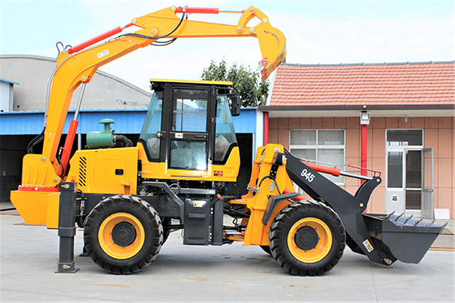 Compact Avant Loader-Digger YB645-55 Retroexcavadora cargadora para arcilla