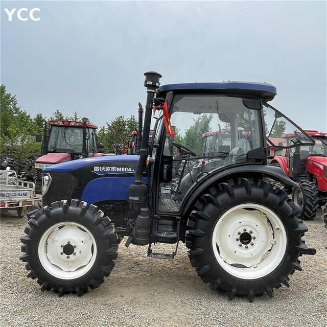 Pequeño 80hp usado Agricultura China Lovol Tractor 4WD