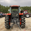 95HP Kubota usó el tractor de 4 ruedas con cabina