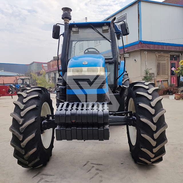 120hp usado nuevo Holanda 1204 tractor 4WD en venta