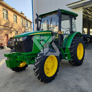 95 hp usado tractor 4wd John Deere con cabina