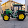 95 hp usado tractor 4wd John Deere con cabina