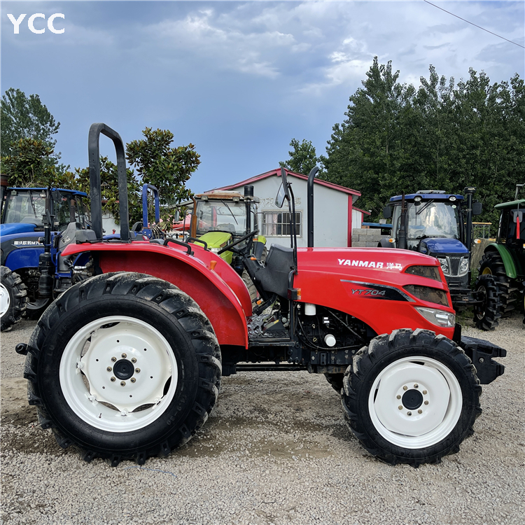 70HP pequeño usado 4WD agrícola yanmar tractor