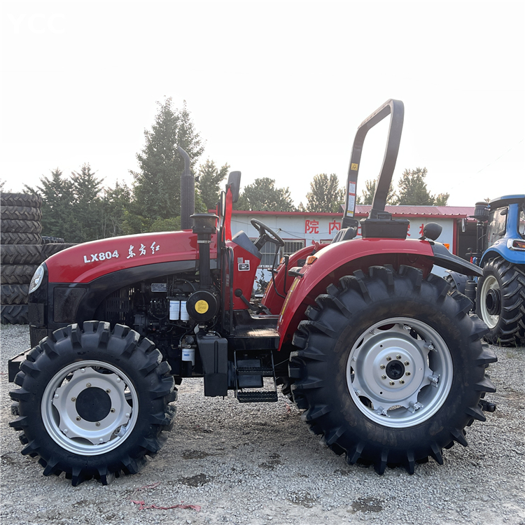 4WD 80HP usó la granja del tractor de China yto