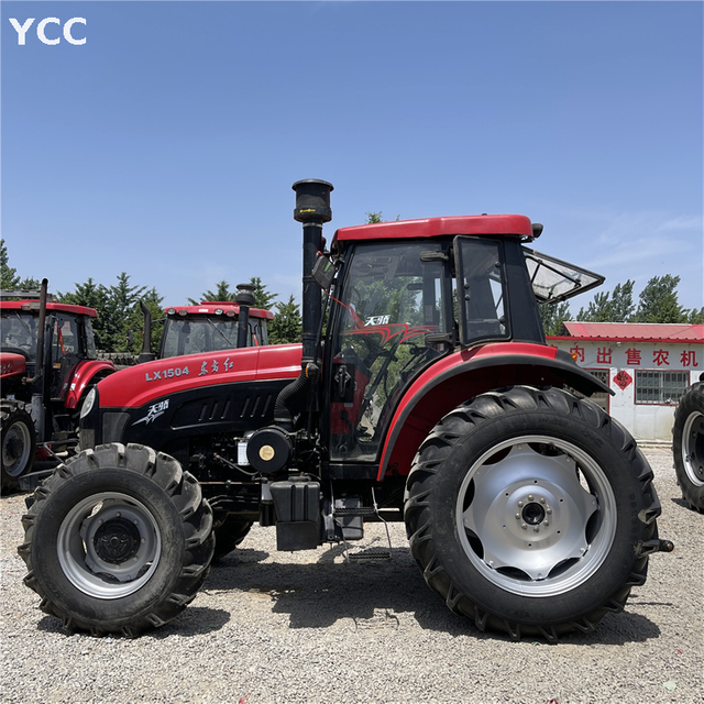 4wd 150hp usó el tractor de la granja de China yto con cabina